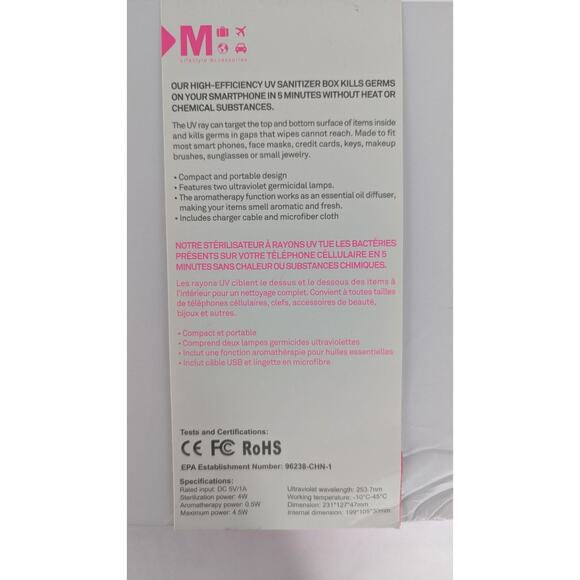 Cell Phone UV Sanitizer With Aromatherapy Function - Picture 5 of 8